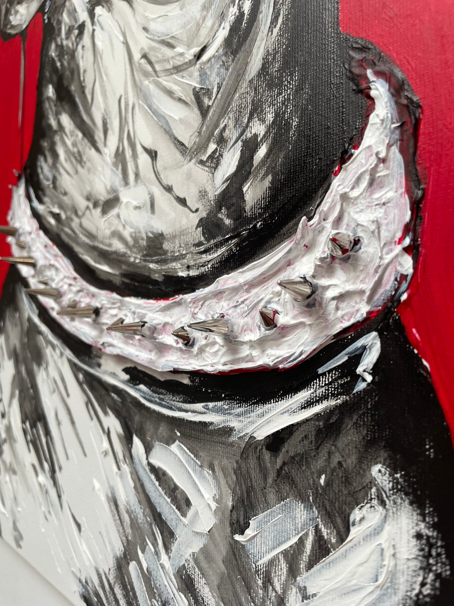 OBRAZ STRUKTURALNY "black in red"